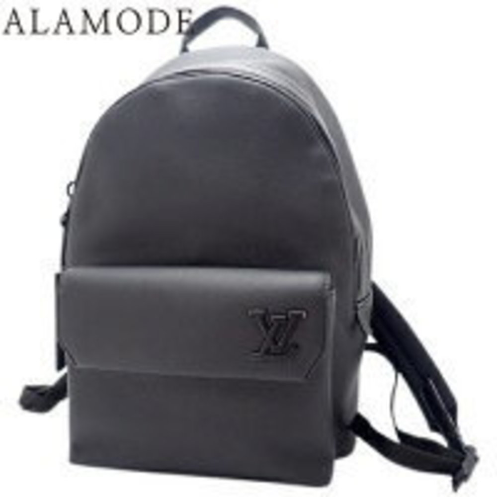 Louis Vuitton Aerogram Takeoff Backpack Leather Black